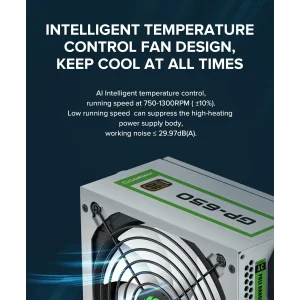 Блок живлення GAMEMAX GP-650-White UA