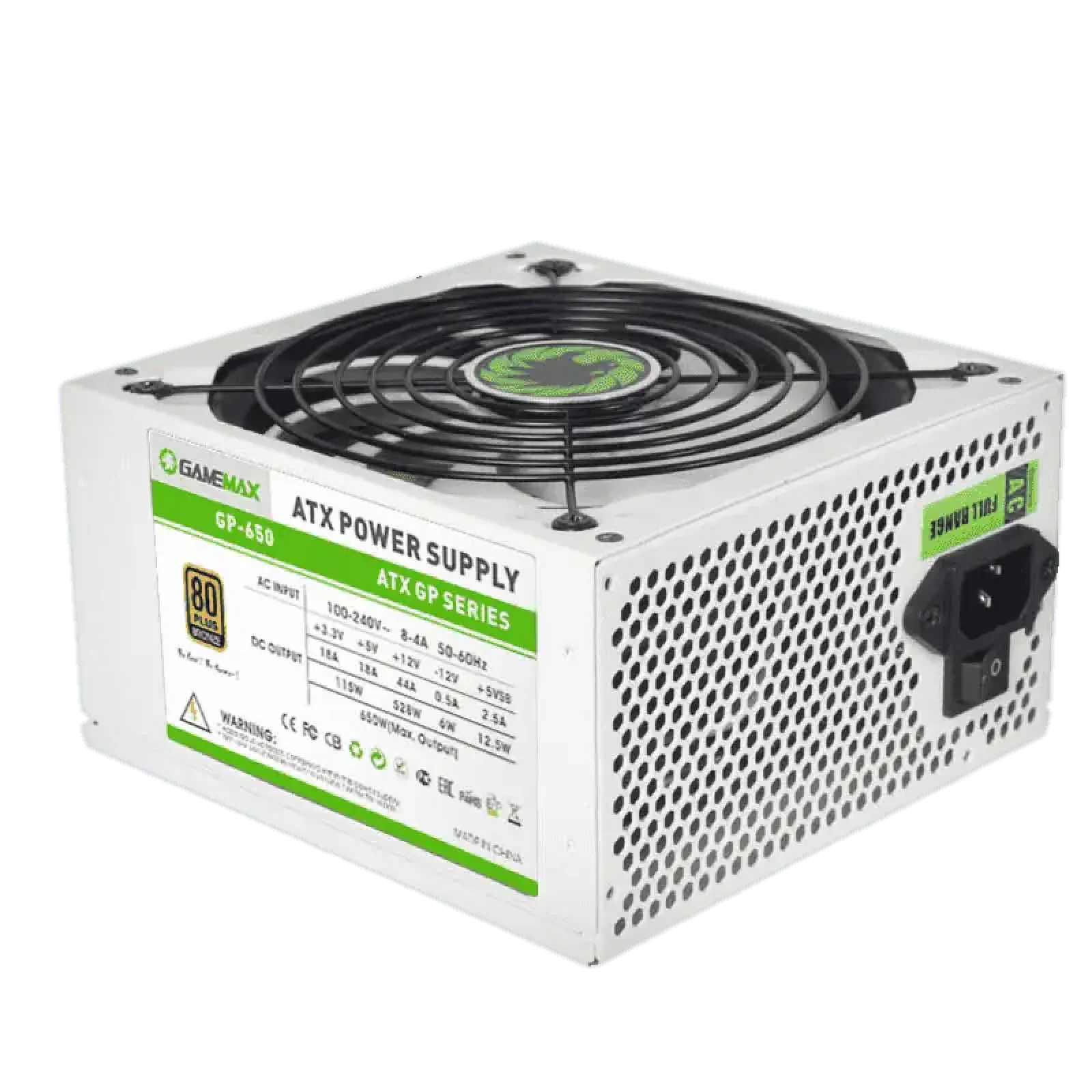 Блок живлення GAMEMAX GP-650-White UA