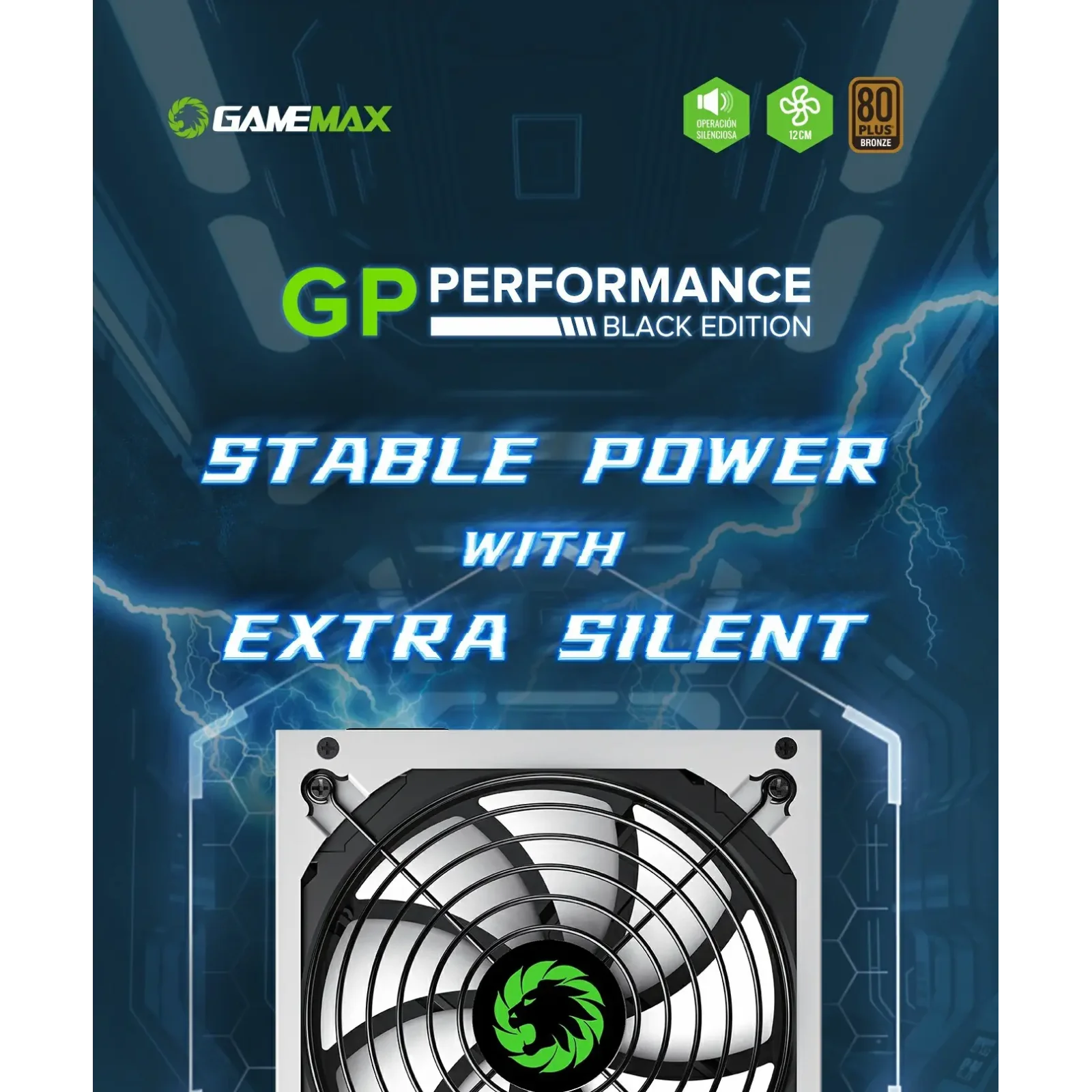 Блок живлення GAMEMAX GP-650-White UA