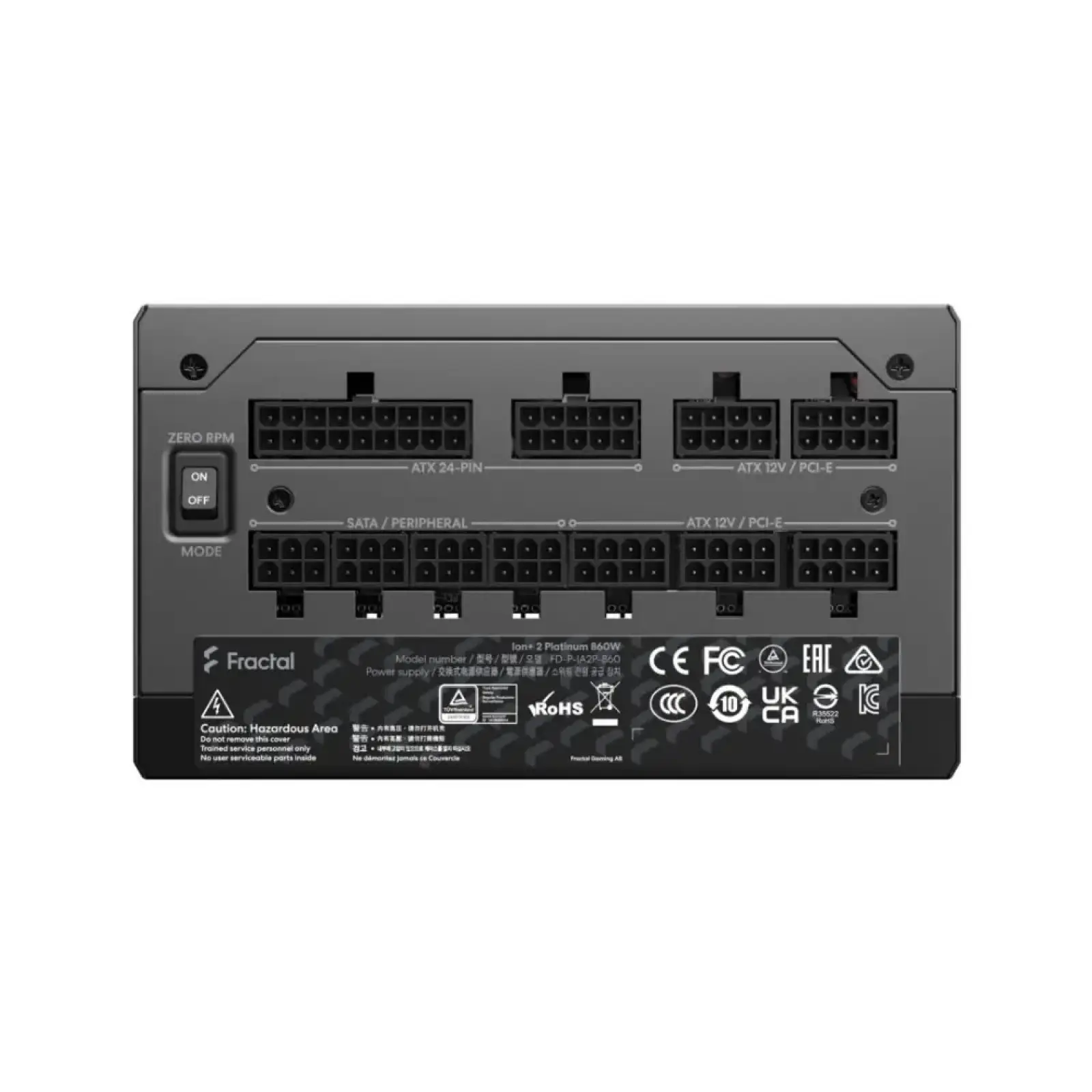 Блок живлення Fractal Design Ion+ 2 Platinum 860W (FD-P-IA2P-860-EU) UA