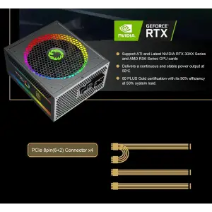 Блок питания GameMax RGB-1050 PRO UA