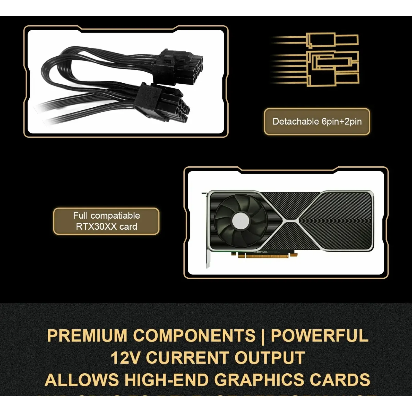 Блок живлення GameMax RGB-1050 PRO UA