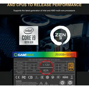 Блок питания GameMax RGB-1050 PRO UA