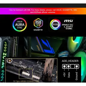 Блок питания GameMax RGB-1050 PRO UA