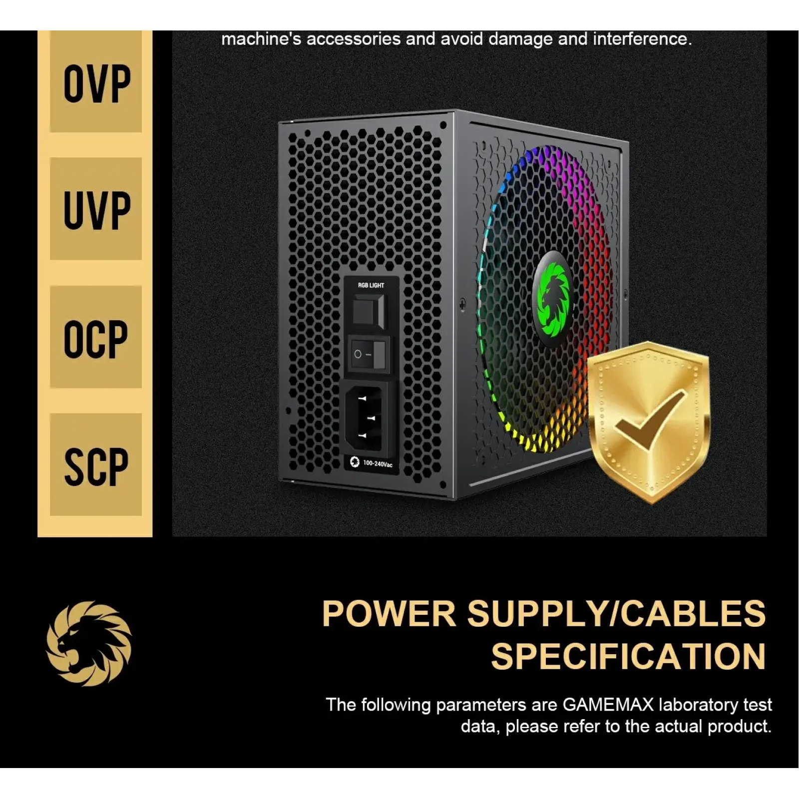 Блок живлення GameMax RGB-1050 PRO UA