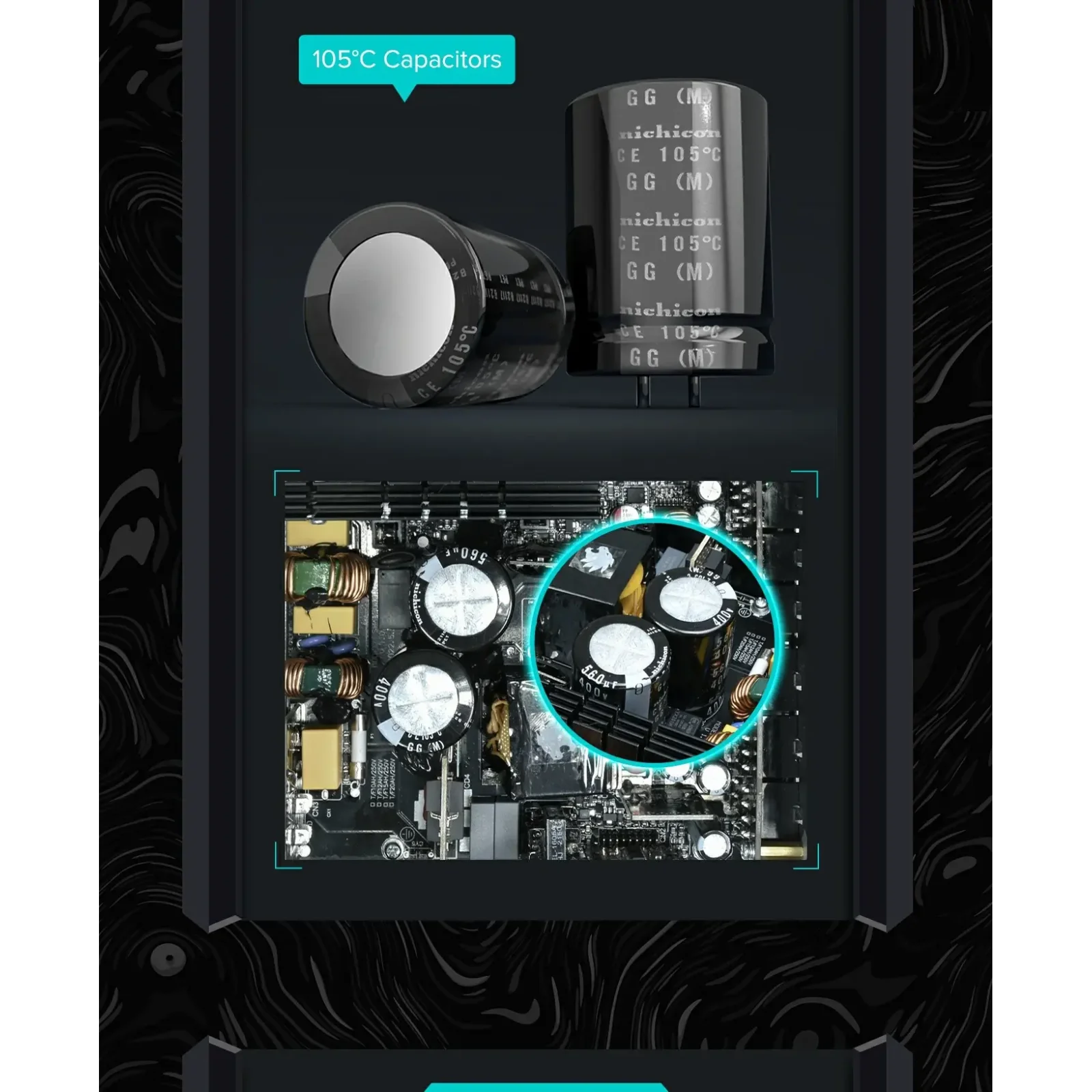 Блок живлення GameMax RGB-1300 (ATX3.1 PCIe5.1) UA