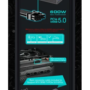 Блок живлення GameMax RGB-1300 (ATX3.1 PCIe5.1) UA