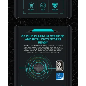 Блок живлення GameMax RGB-1300 (ATX3.1 PCIe5.1) UA
