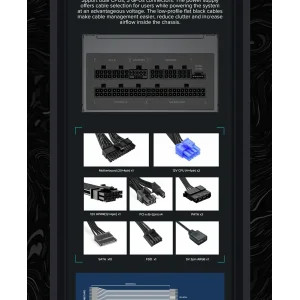 Блок живлення GameMax RGB-1300 (ATX3.1 PCIe5.1) UA