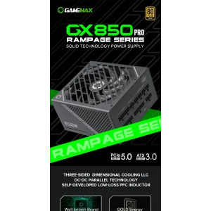Блок живлення GAMEMAX GX-850 PRO BK UA