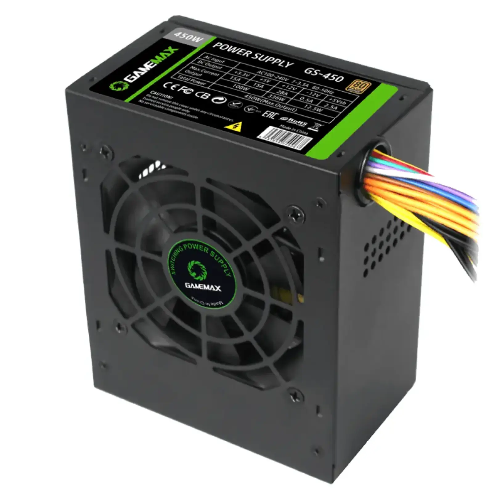 Блок питания GameMax 450W GS-450 UA