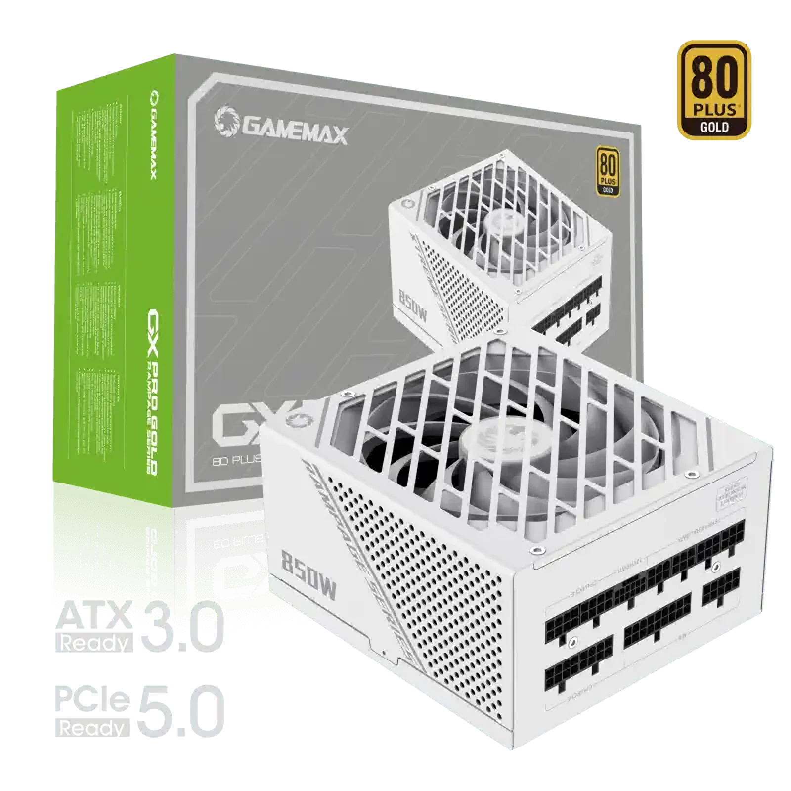 Блок живлення GAMEMAX GX-850 PRO WT (ATX3.0 PCIe5.0) UA