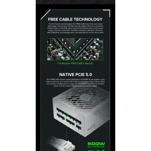 Блок питания GAMEMAX GX-850 PRO WT (ATX3.0 PCIe5.0) UA