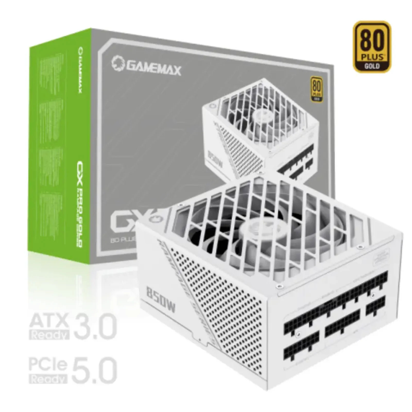 Блок живлення GAMEMAX GX-850 PRO WT (ATX3.0 PCIe5.0) UA