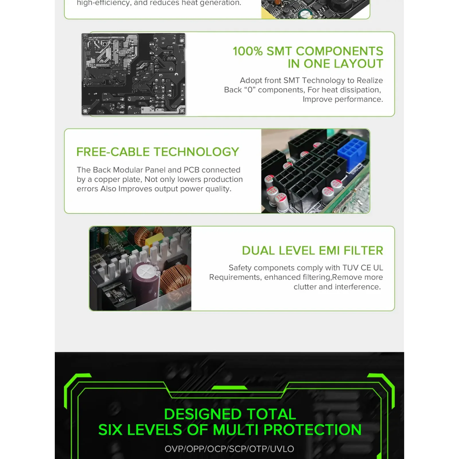 Блок живлення GameMax GX-650 Modular UA