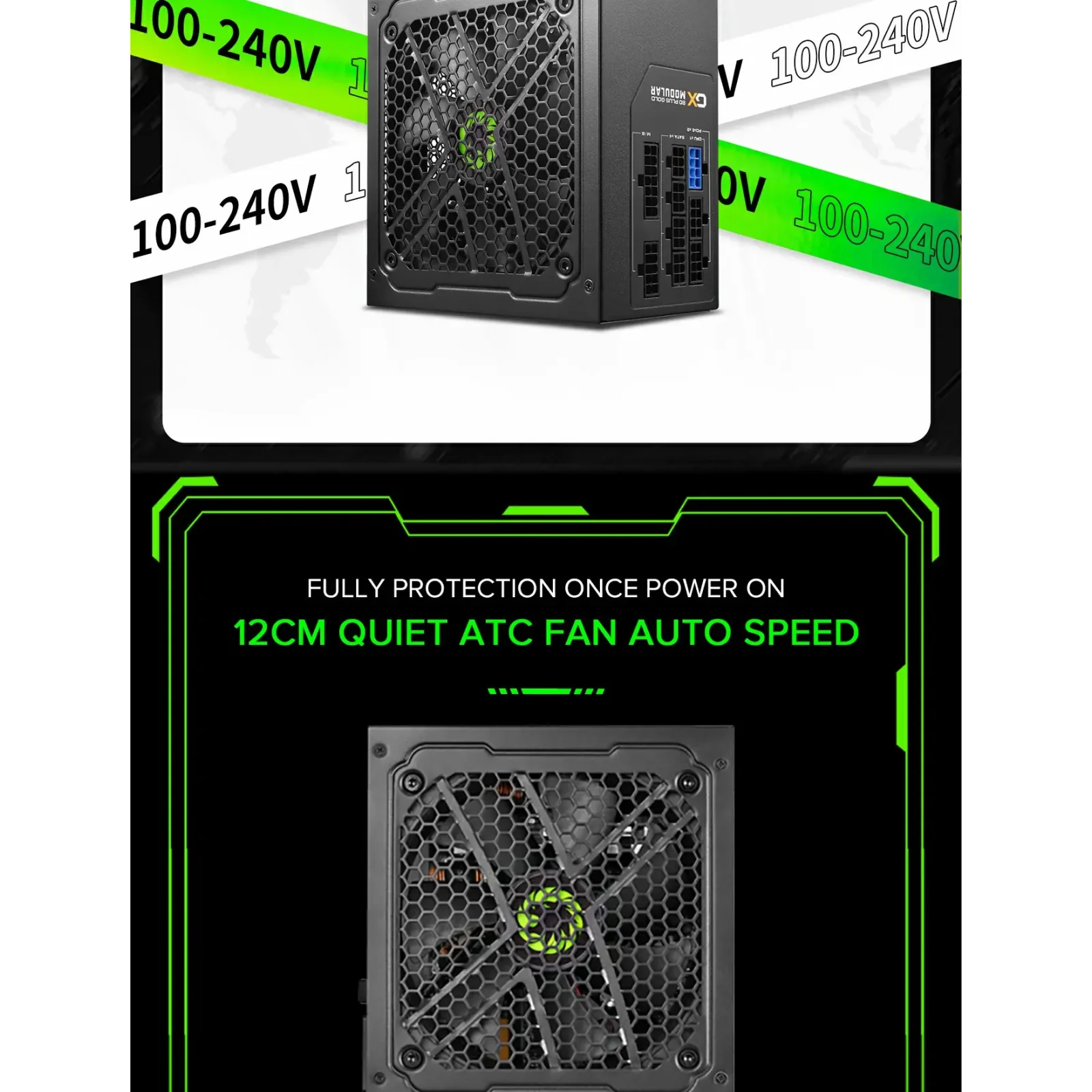 Блок живлення GameMax GX-650 Modular UA