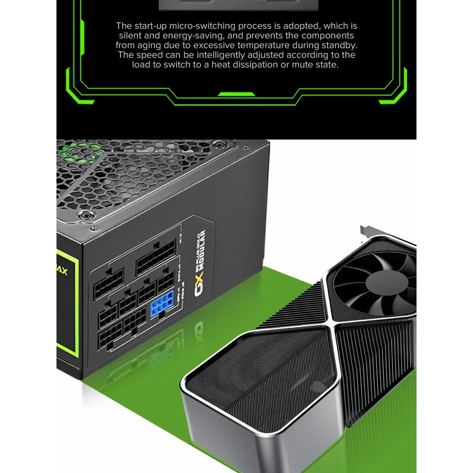 Блок живлення GameMax GX-650 Modular UA