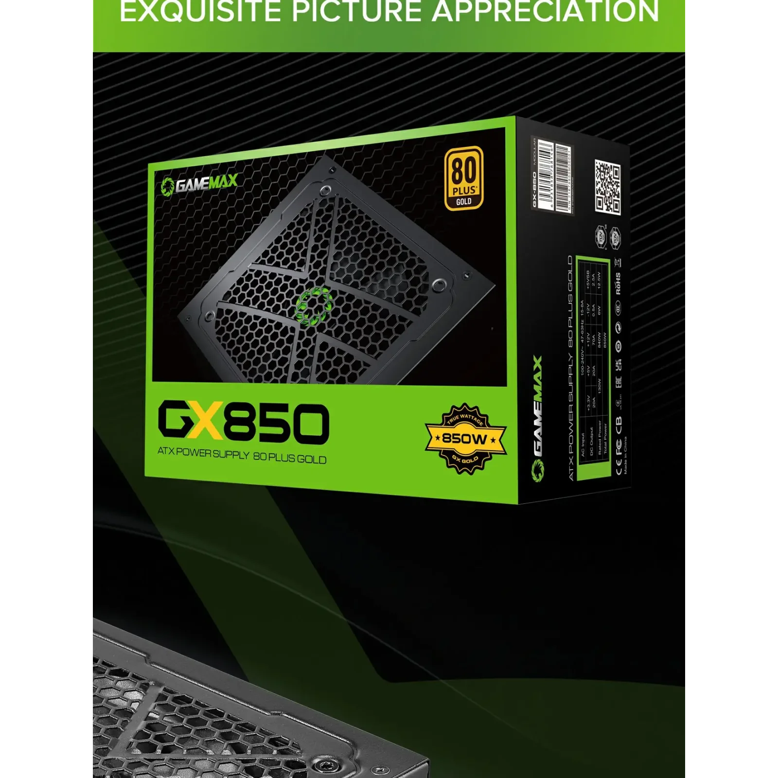 Блок живлення GameMax GX-850 Modular UA