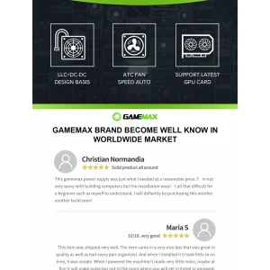 Блок живлення GameMax GX-750 Modular UA