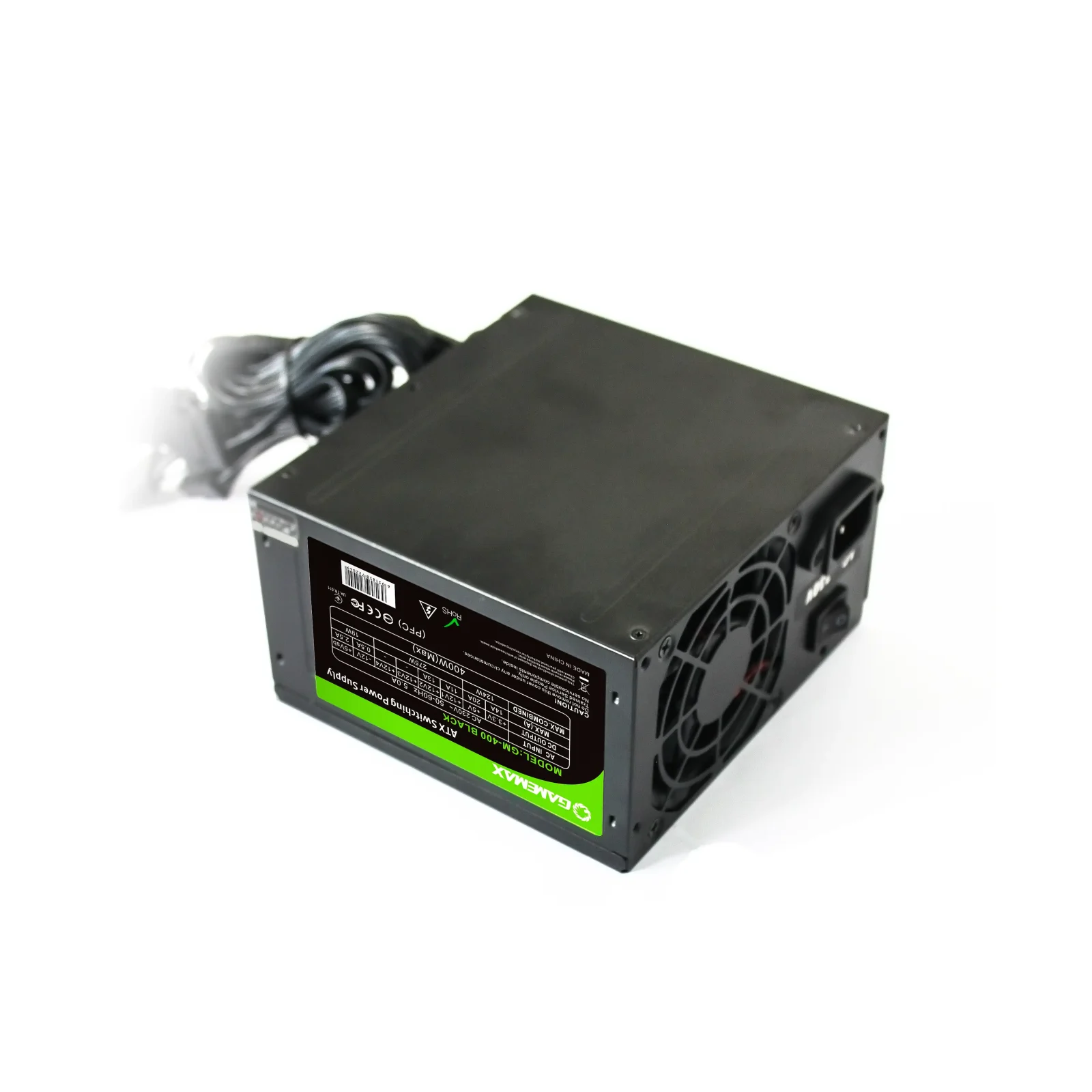 Блок живлення GameMax GM-400-8CM Black UA