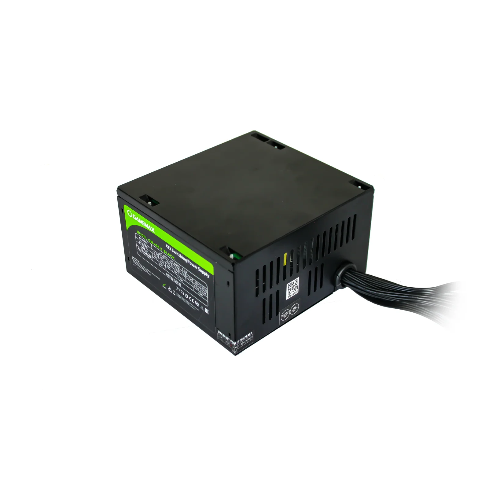 Блок живлення GameMax GM-400-8CM Black UA