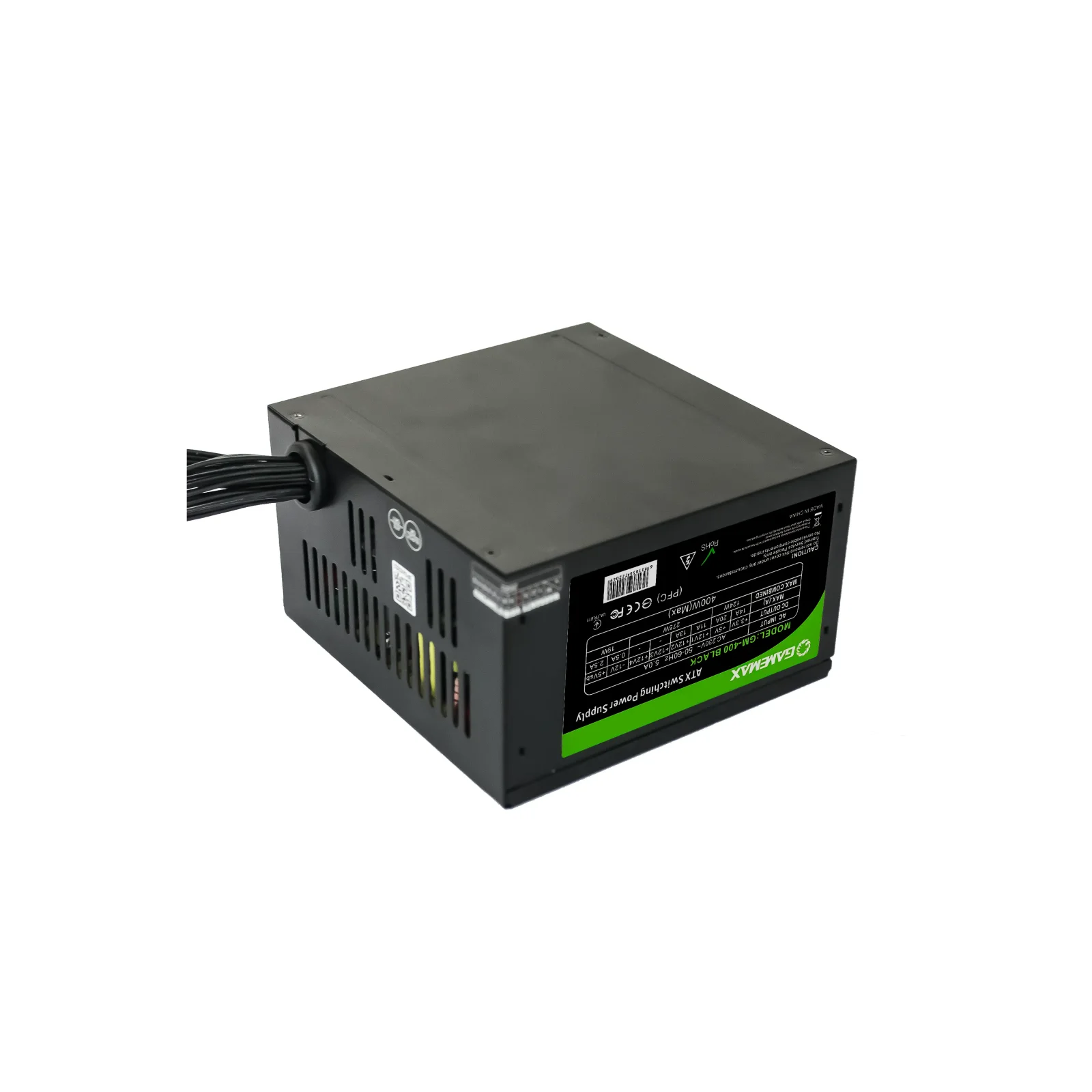 Блок живлення GameMax GM-400-8CM Black UA