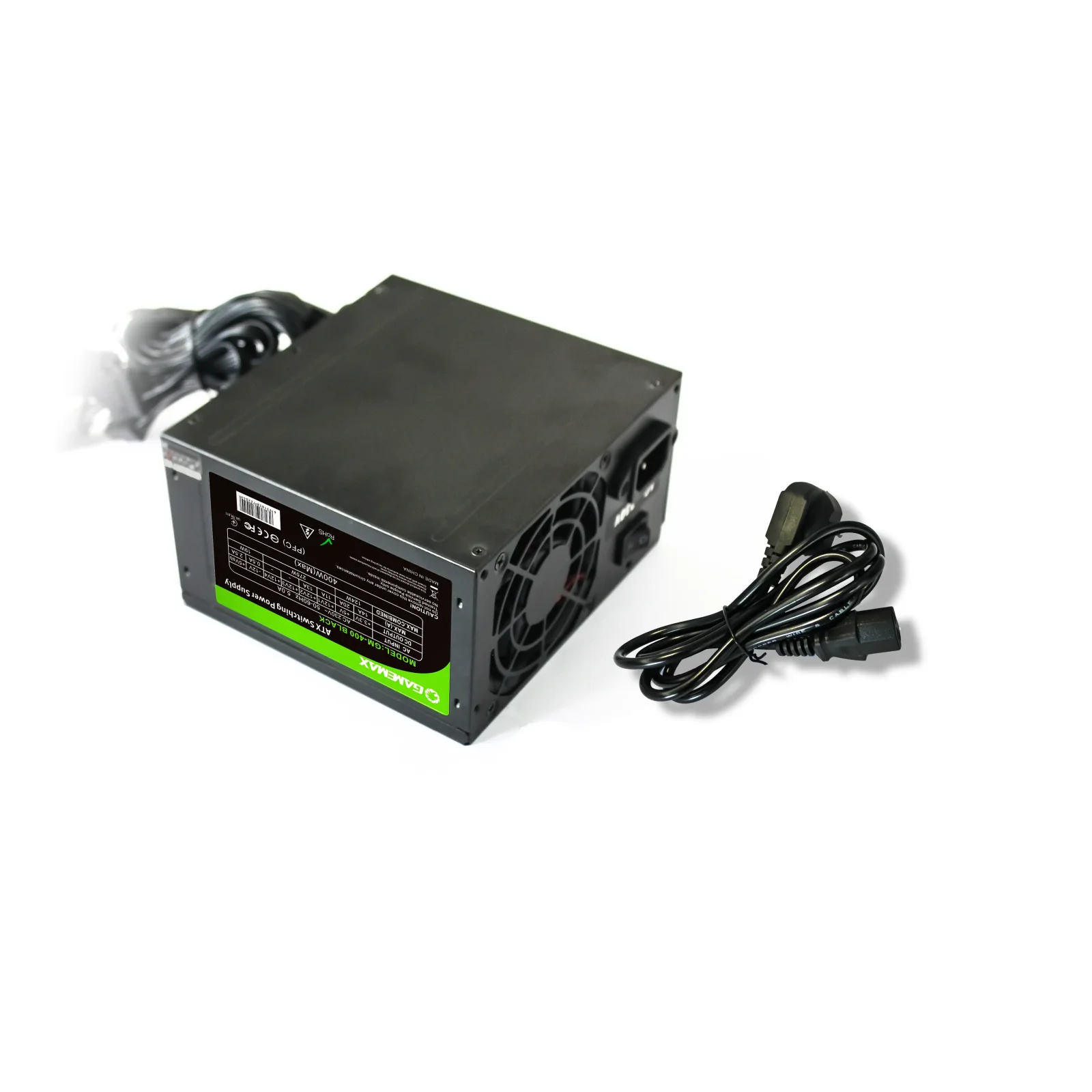 Блок живлення GameMax GM-400-8CM Black UA