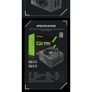 Блок питания GameMax GX-1250 PRO BK (ATX3.0PCIe5.0) UA
