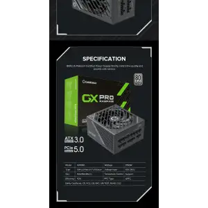 Блок живлення GameMax GX-1050 PRO BK (ATX3.0PCIe5.0) UA