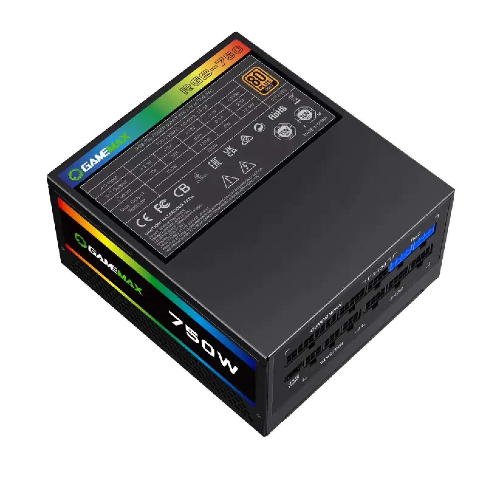 Блок живлення GameMax RGB-750 PRO UA