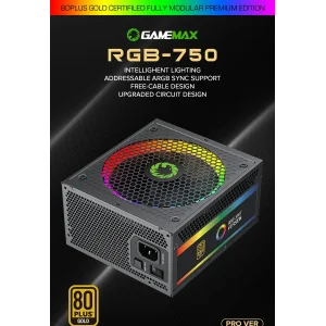 Блок живлення GameMax RGB-750 PRO UA