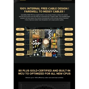 Блок живлення GameMax RGB-750 PRO UA