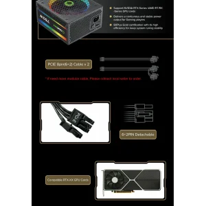 Блок живлення GameMax RGB-750 PRO UA