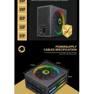 Блок питания GameMax RGB-750 PRO UA