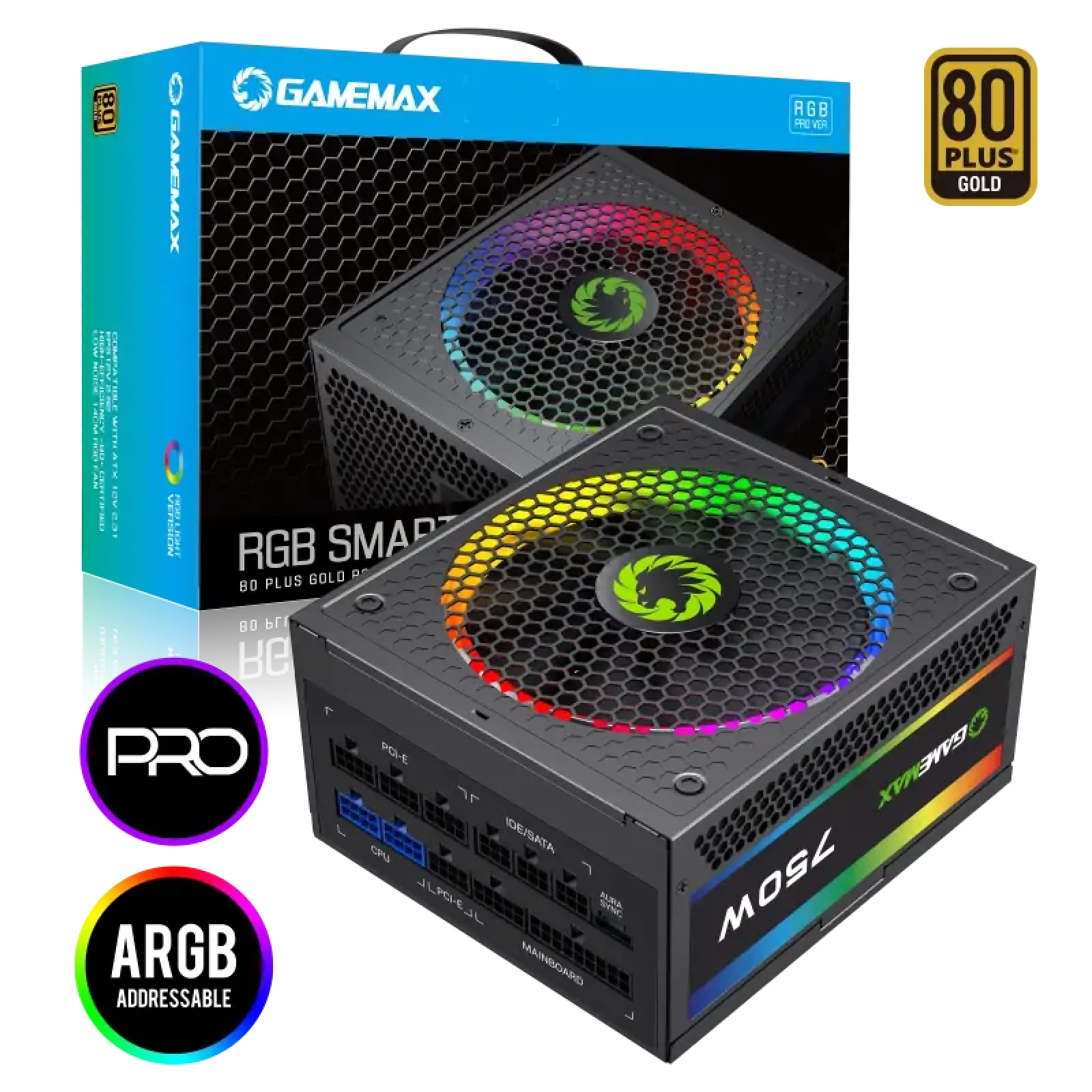 Блок живлення GameMax RGB-750 PRO UA
