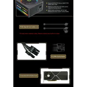 Блок живлення GAMEMAX RGB850 PRO UA