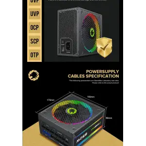 Блок живлення GAMEMAX RGB850 PRO UA