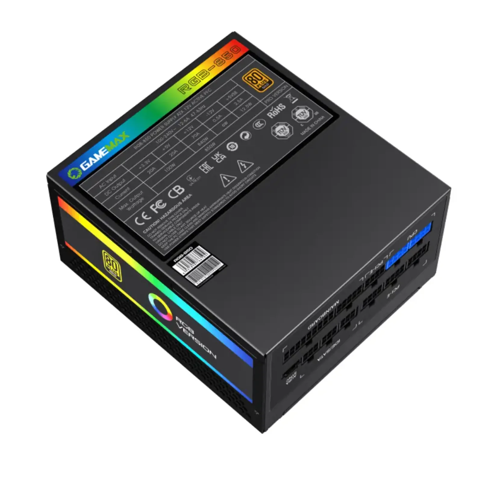 Блок питания GAMEMAX RGB850 PRO UA