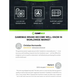 Блок живлення GameMax GX-600 UA