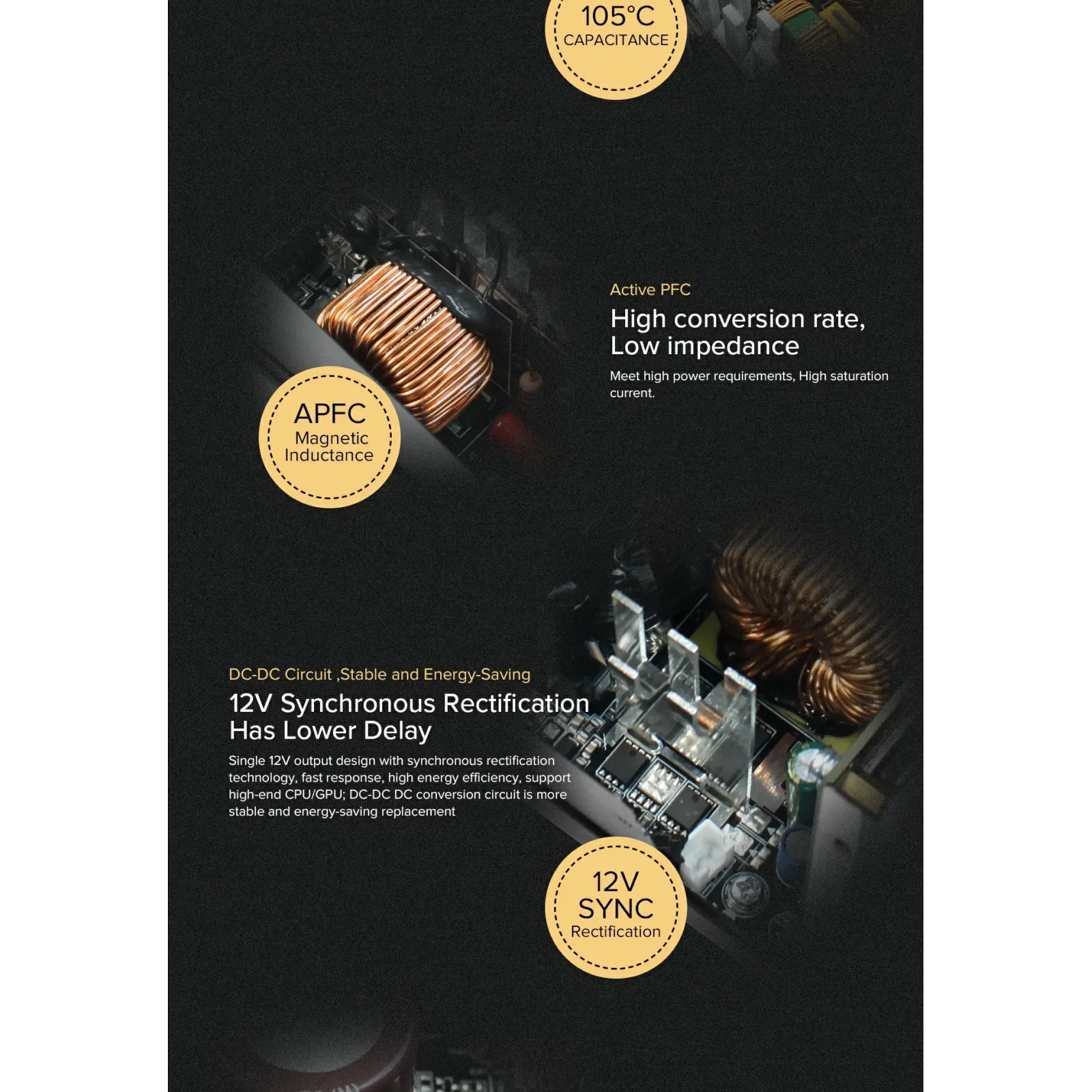 Блок питания GameMax RGB850 PRO WH UA