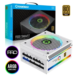 Блок питания GameMax RGB850 PRO WH UA