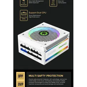 Блок живлення GameMax RGB850 PRO WH UA