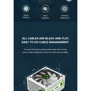 Блок живлення GameMax GP-750 White UA