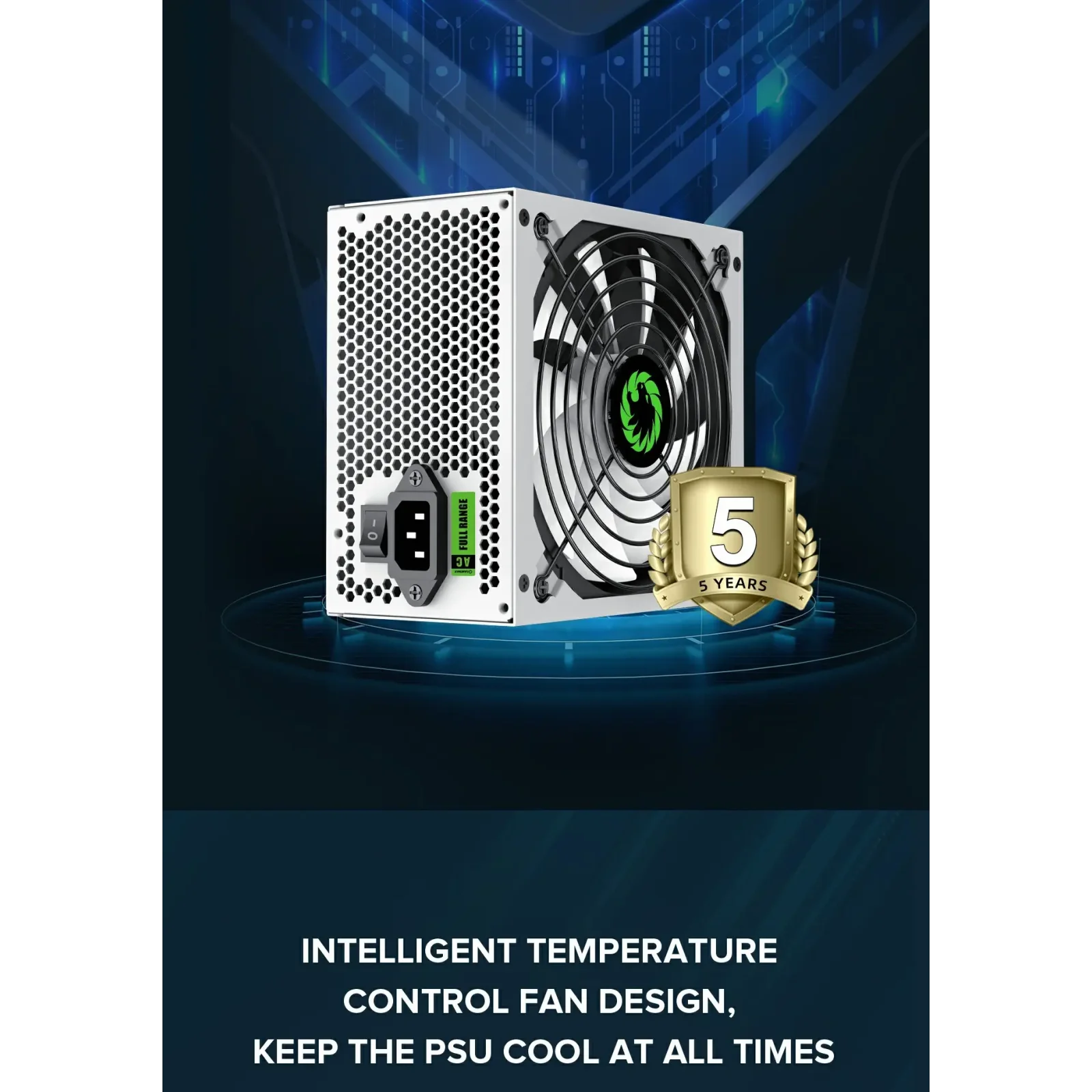 Блок живлення GameMax GP-750 White UA