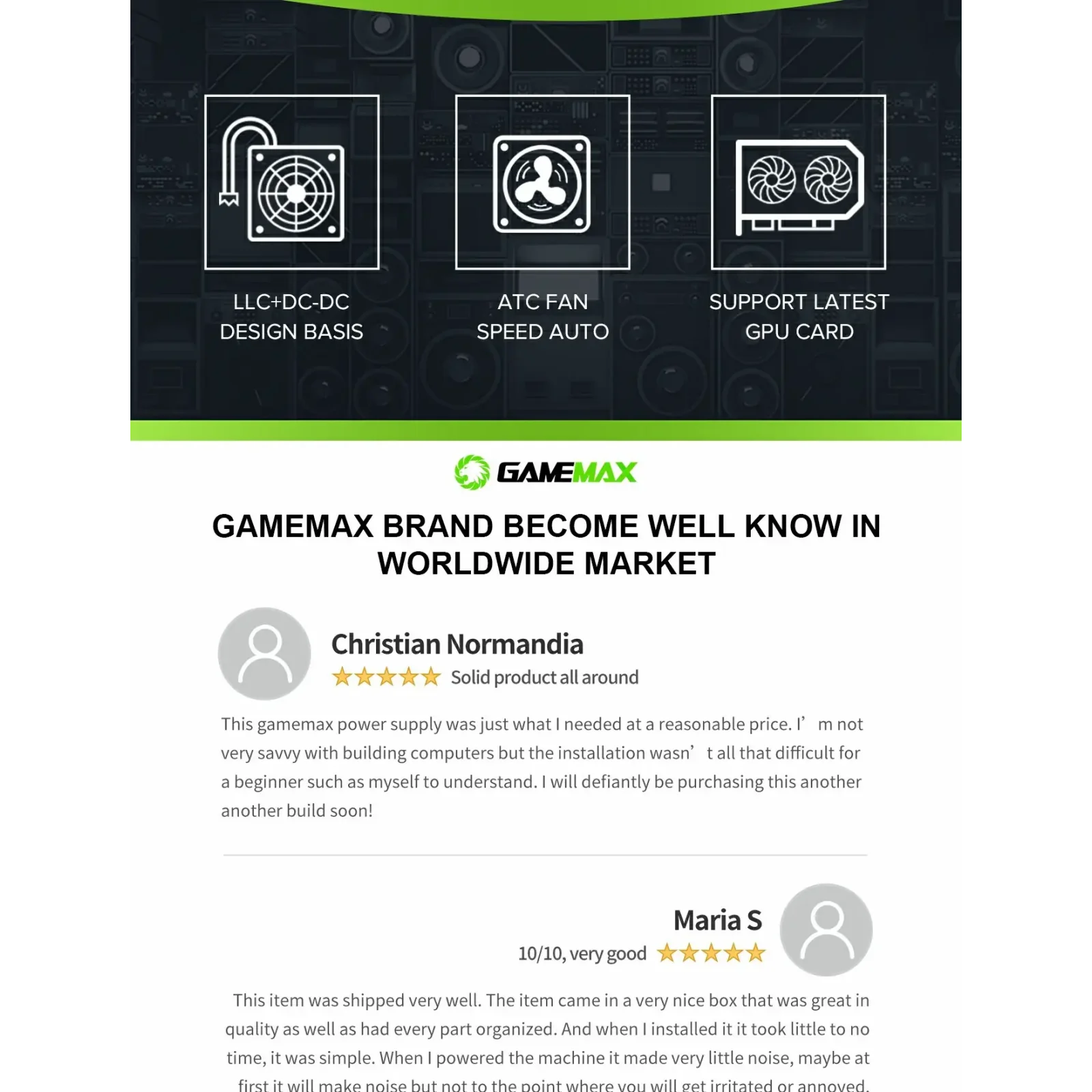 Блок питания GameMax GX-800 UA