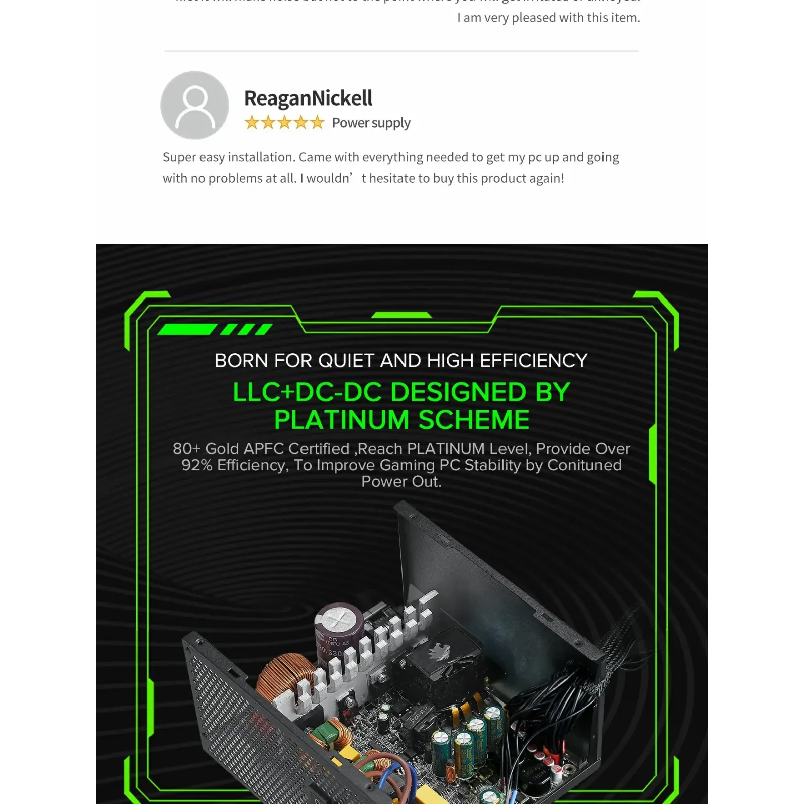 Блок питания GameMax GX-800 UA