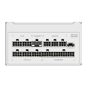 Блок питания GameMax RGB1050 PRO WH (ATX3.1PCIe5.1) UA