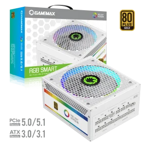 Блок питания GameMax RGB1050 PRO WH (ATX3.1PCIe5.1) UA