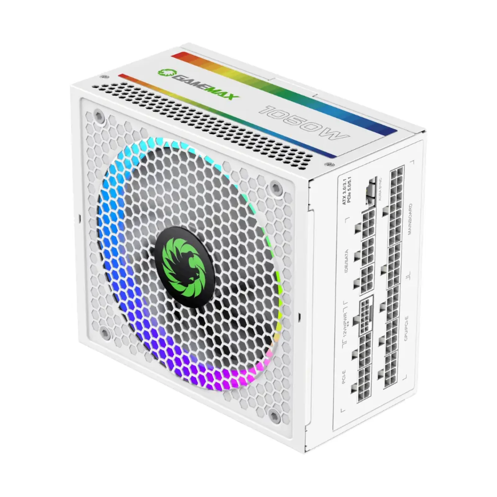 Блок питания GameMax RGB1050 PRO WH (ATX3.1PCIe5.1) UA