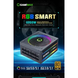 Блок питания GameMax RGB1050 PRO (ATX3.1 PCIe5.1) UA